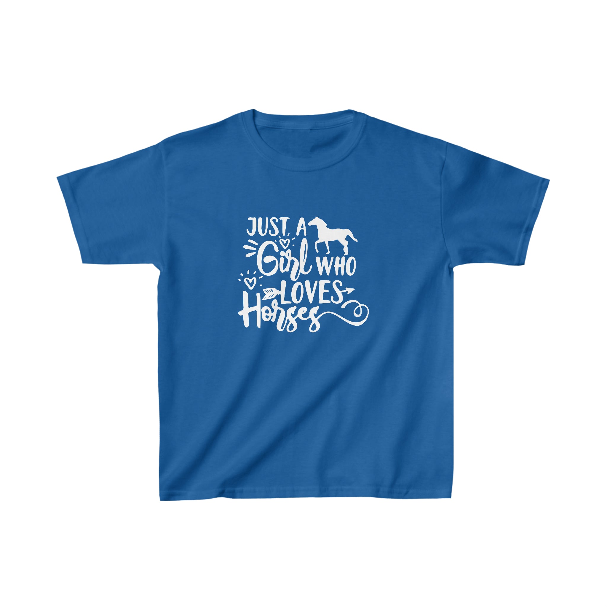 Just A Girl Who Loves Horses Kids Tee