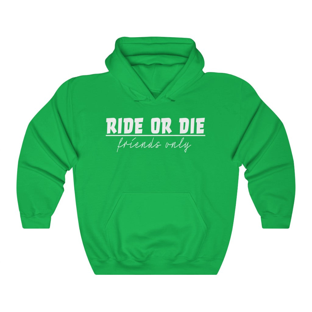 Ride Or Die Friends Unisex Heavy Blend Hooded Sweatshirt