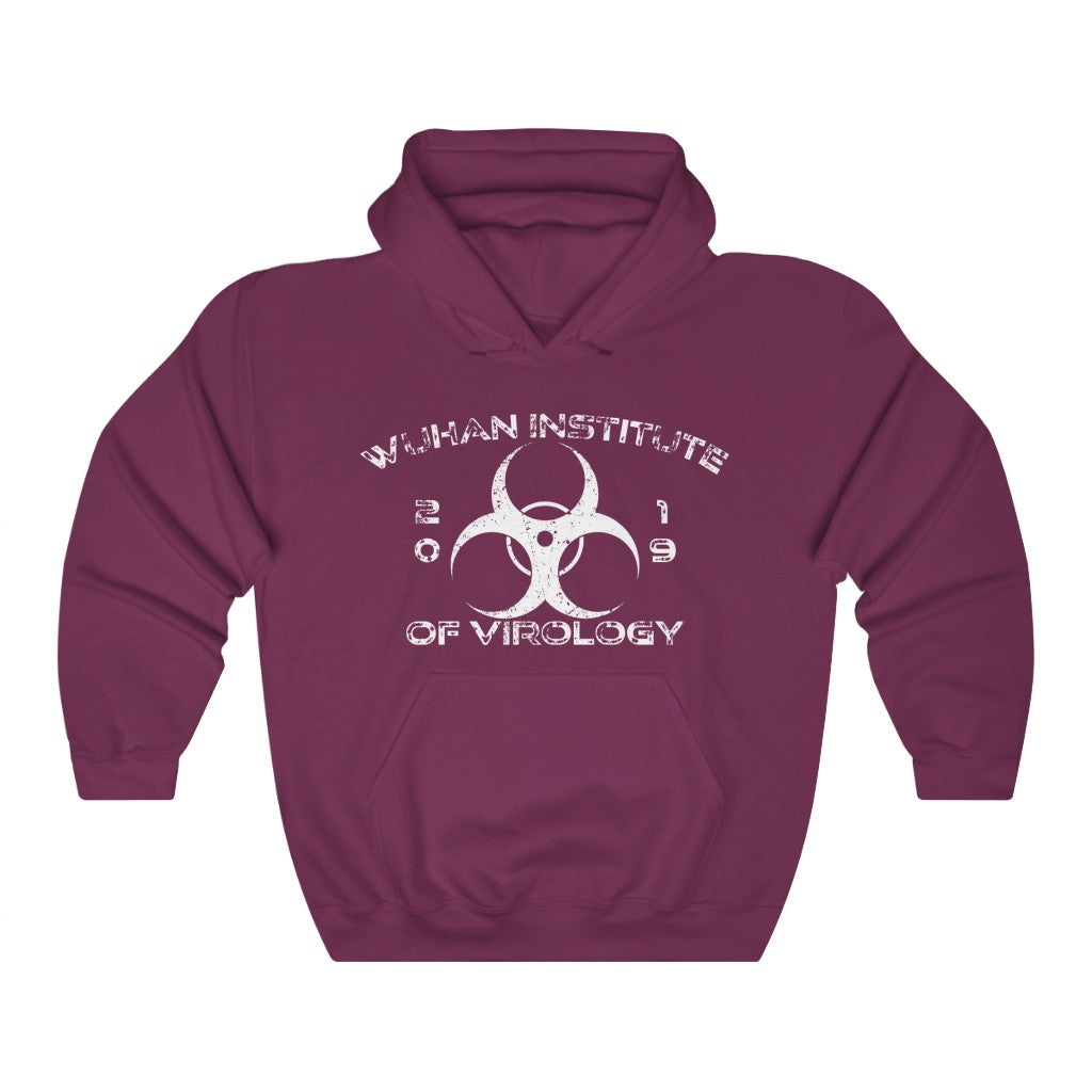 Wuhan Institute of Virology Unisex Heavy Blend Hooded Sweatshirt